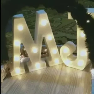 1pcs LED Alphabet Battery Operated All Led Letter A TO Z For Night Lights Wedding Birthday Party For Room and Decoration Using Without Electricity - Image 2