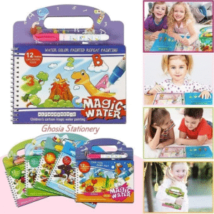 New Magic Water Book Painting Drawing Coloring Board Book Magic Water Pen (random book ) - Image 3