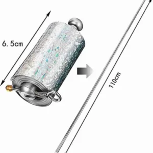 Magic Extendable Metal Stick for Self Defence and Fun Magic Pocket Stick golden color) - Image 2