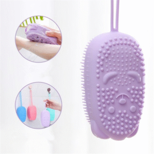 silicone soap bath massage / Bath Body Brush High Quality Silicon Bath Brush (random color) - Image 3