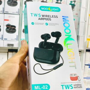 Moonlight New Model Bluetooth AirPods Pro 2 With Magnetic Design Wireless Charging Case Buzzer Volume Control Big Battery And Bluetooth Pouch - Image 1