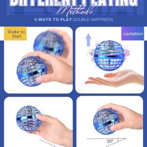 Flying Spinner Fidget Toys Flying Ball Toy Controllable Magic Ball Boomerang Flyorb Magic Drone Orb Fly Nova Child Gift Kids Toy (random Color) - Image 3