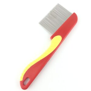 (pack of 3) Stainless Steel Hair Comb Professional Nit Head Hair Lice Comb Long Steel Teeth - MultiColor - Image 2