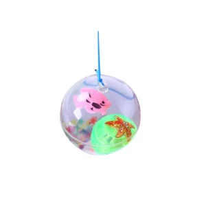 (pack of 6)Glowing Ball Toy - Super Led Water Ball Size 65mm - Glowing Elastic Ball Kids Toy Gift - Image 1