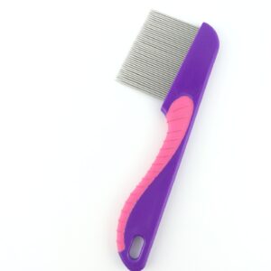 (pack of 3) Stainless Steel Hair Comb Professional Nit Head Hair Lice Comb Long Steel Teeth - MultiColor - Image 1