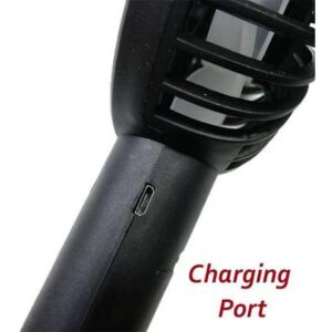 Portable USB Rechargeable Fan | Handheld 3 Speed Strong Wind Electric Small Mini Cooling Fan (random color) - Image 2