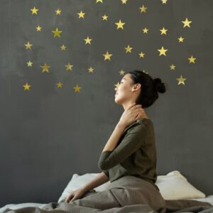 15 stars Mirror Matrial Acrylic  Wall Art Decor star Stickers Decals for Kids Girls Bedroom Bathroom Playroom golden - Image 4