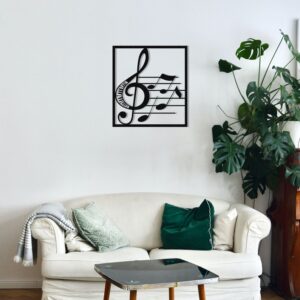 Music Wall Sign Wooden decoration - Image 1