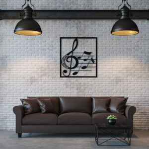 Music Wall Sign Wooden decoration - Image 3