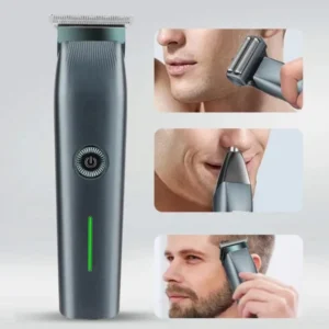 Geemy (GM7620)  3in1 Grooming Kit is rechargeable powerful trimmer for men / Sharp Trimmer Face Shaver for precise shaving - Image 4