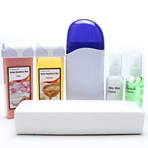 Poetic Hair Removal Kit, Hot Wax Hair Removal Machine, Depilatory Paper, 6 Pcs / Set - Image 3