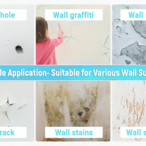 Wall Repair Paste 200gm ? White Waterproof Crack Filler With Scraper, Wall Putty & Hole Mending Agent for Damaged Walls and Joints - Image 1