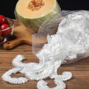 100pcs Stretchable Plastic Food Covers ? Disposable Transparent Wrap for Bowls, Plates, Fruits, Vegetables ? Anti-Dust, Food-Grade Cling Film - Image 5