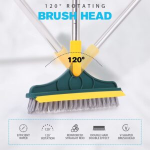 2 In 1 Floor Cleaning Brush Bathroom Tile Windows Floor Cleaning Brush With 120? Rotatable Head ? Multipurpose Bathroom Floor Cleaning Brush ? Floor Brush Scrubber | Floor Cleaning Brush - Image 3