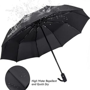 Compact Travel Umbrella with Windproof Design Gray Ghana - Image 2