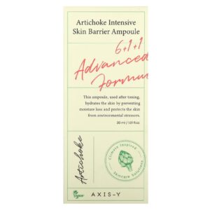 AXIS-Y Artichoke Intensive Skin Barrier Ampoule ? Hydrating & Barrier-Strengthening Serum | 30ml Skin Care (Original) - Image 4