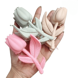 Rose Flower Hair Clips ? Stylish Matte Finish Rose-Shaped Claw Clips for Women & Girls (Assorted Colors, Set of 6) - Image 5