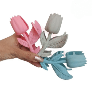 Rose Flower Hair Clips ? Stylish Matte Finish Rose-Shaped Claw Clips for Women & Girls (Assorted Colors, Set of 6) - Image 4