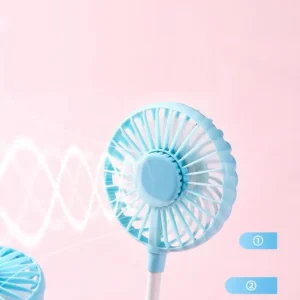 Sports summer neck fanUSB Rechargeable (Random Color) - Image 5