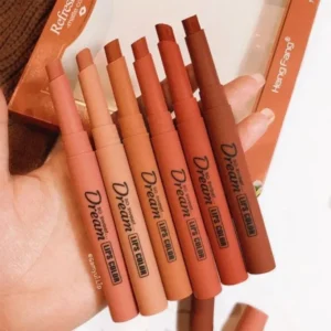 Hang Feng Dream Lipstick Pack ? Premium Lip Colors in Papaya, Orange, Pink, Rust, Pumpkin & Tangerine Shades for Long-Lasting Smooth Finish - Image 3