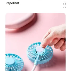 Sports summer neck fanUSB Rechargeable (Random Color) - Image 3