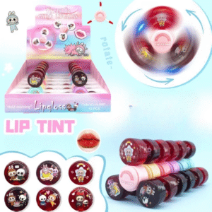 3 in 1 Spinner Lip Gloss/Tint ? Hydrating Liquid Lip Color, Glossy & Vibrant Finish, Multicolor Red Shades, Long-Lasting Shine & Moisturizing Formula - Image 3