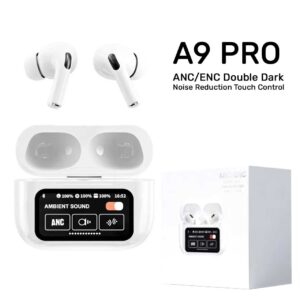 AirPods A9 Pro ? ANC & ENC Noise Reduction, Touch Control, Boosted Bass, Wireless Earbuds for Android & iOS - Image 3