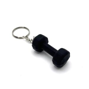 01 PCs Dumbbell Keychain Pendant PVC Barbell Men Car Key Chain Creative Sport Fitness Club Commemorative Small Gift | Key-Chain For Boys & Men's ( Random Color ) - Image 5