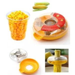 One-Step Corn Cutter & Kerneler ? Easy Corn Remover with Built-In Collection Bowl - Image 1