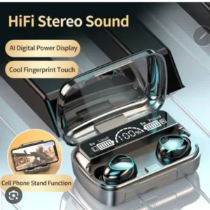 DaMix Original M10 Bluetooth Earbuds ? Wireless Earphones with LED Display & Power Bank Case - Image 1