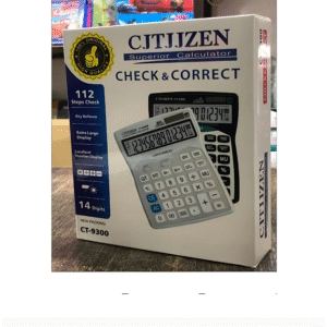 Cjtjjzen CT 9300 14-Digit Desktop Calculator ? Large Display, Dual Power, Tax & Memory Functions, Durable Design for Office, School, Shop & Home Use - Image 1