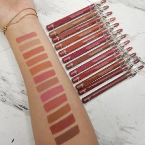 Flormar Waterproof Lip Pencil Set of 12 ? Long Lasting, High Quality Lip Liners in Assorted Shades Brown, Pink, Light Brown, Bronze Skin, Arabian Bronze, Metallic Bronze, Peanut Brown, Chocolate Brown, Coffee, Light, Medium, Orange - Image 5