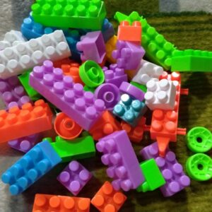 Building Blocks Toy Pack for Kids ? 72 Pieces Multicolor Educational Blocks, 1 x 1 Size, Durable PVC Material - Game For Kids - Image 2