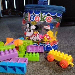 Building Blocks Toy Pack for Kids ? 72 Pieces Multicolor Educational Blocks, 1 x 1 Size, Durable PVC Material - Game For Kids - Image 3