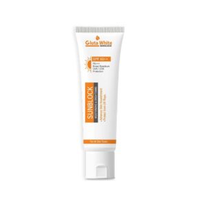 GlutaWhite Sunblock SPF 60+ ? Moisturizing & Brightening UV Protection ? 65gm for All Skin Types - Image 4