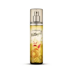 Layer?r Wottagirl Fresh Citrus Body Splash for Women ? Long-Lasting Fruity Fragrance with Apple, Grapefruit & Amber ? 135 ml, Skin-Friendly Mist ? Made in India - Image 3
