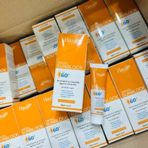 Haya Tinted Sunblock SPF 50 Broad Spectrum UV Protection with Natural Skin Tint, Lightweight & Non-Greasy Formula for All Skin Types write me description for this - Image 1