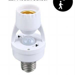 Infrared Motion Sensor Lamp Holder ? 360? Smart Light Socket with Automatic On/Off Detection - Image 2