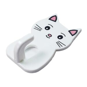 12 Pcs Cat Kitty Wall Hooks ? Metallic Wall Hooks for Keys, Kitchen, Bathroom, and Home Organization (Random Colors) - Image 3