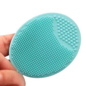 Soft Silicone Face Cleansing Brush Pad ? Gentle Facial Washing & Exfoliating Massage Tool for Deep Pore Cleansing | Blackhead Removal & Skin Care | Soft Silicone Face Massager - (Random Colors) - Image 5