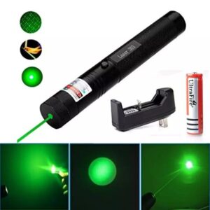 Special Edition High-Power 303 Green Laser Pointer with Adjustable Focus, 8 Designs & Shapes, 5km Range ? Rechargeable Battery, Charger & Safety Lock - Image 3