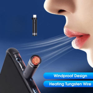 Portable Cigarette Lighter ? Windproof USB Plug & Play Rechargeable Car Lighter, Easy One-Touch Ignite, Compact & Durable Design for Everyday Use - Image 3