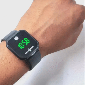 Touch LED Watch Fashion Casual Sports Men's Watch Touch Smart LED Digital Watches Electronics Wrist Watches for Men Women Square Clock (Random color) Without box - Image 1