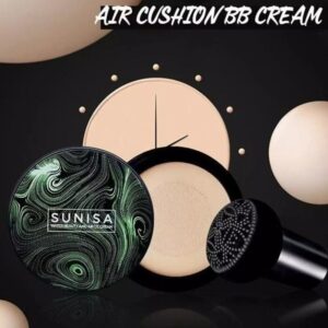 SUNISA Waterproof Mushroom Head Air Cushion Foundation ? BB & CC Cream with Moisturizing Liquid Base and Sponge Applicator - Image 3