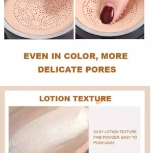 SUNISA Waterproof Mushroom Head Air Cushion Foundation ? BB & CC Cream with Moisturizing Liquid Base and Sponge Applicator - Image 4