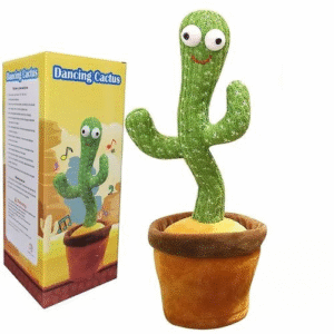 Dancing Cactus Toy | Talking Cactus | Tree Cactus Plush Toy for Children, Kids & Toddlers - Rechargeable Cactus Toys For Kids - With Box - Image 3