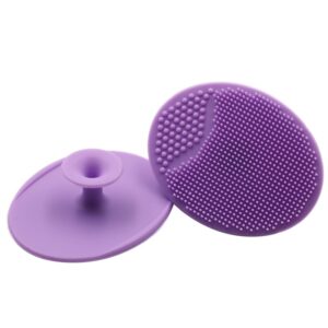 Soft Silicone Face Cleansing Brush Pad ? Gentle Facial Washing & Exfoliating Massage Tool for Deep Pore Cleansing | Blackhead Removal & Skin Care | Soft Silicone Face Massager - (Random Colors) - Image 4