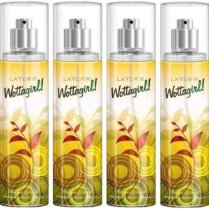 Layer?r Wottagirl Fresh Citrus Body Splash for Women ? Long-Lasting Fruity Fragrance with Apple, Grapefruit & Amber ? 135 ml, Skin-Friendly Mist ? Made in India - Image 2
