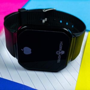 Touch LED Watch Fashion Casual Sports Men's Watch Touch Smart LED Digital Watches Electronics Wrist Watches for Men Women Square Clock (Random color) Without box - Image 4