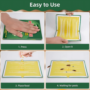 Mouse Glue Trap ? Strong Adhesive Rat Glue Board & Rodent Catcher Mat ( Pack of 5 ) - Image 3